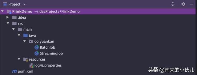 Flink實戰：01.創建項目結構（flink實例開發）