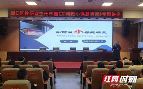 淥口區(qū)育紅小學(xué)開展“如何做小課題研究”專題培訓(xùn)