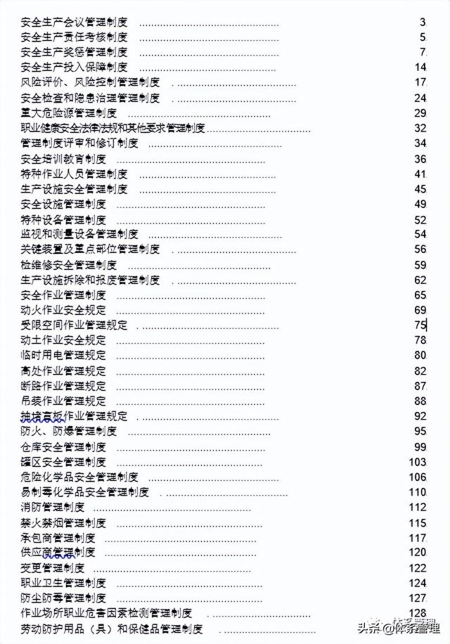 體系文件匯編：化工企業(yè)安全標(biāo)準(zhǔn)化安全生產(chǎn)管理制度匯編（企業(yè)運(yùn)行安全生產(chǎn)標(biāo)準(zhǔn)化體系和機(jī)制的文件）