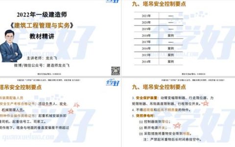 2022年一建建筑實務(wù)精講課程—38—1A424000 項目施工安全管理-5（建筑工程項目管理作業(yè)1—42020）