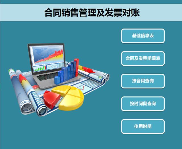 合同發票難管理？16套合同發票報表及合同管理系統（發票和合同管理）
