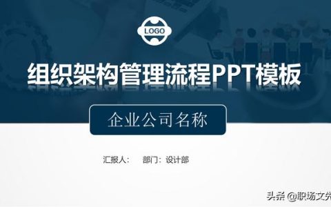 組織架構(gòu)管理流程PPT模板，可以編輯可以修改（ppt里面關(guān)于組織架構(gòu)修改的方法）