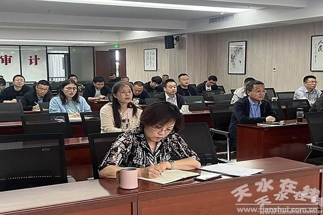 天水市審計局開展金審工程三期項目相關(guān)系統(tǒng)使用操作視頻會議培訓(xùn)