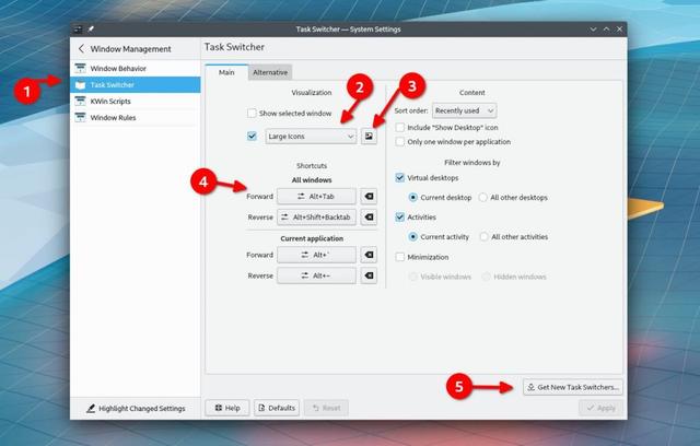 如何在 KDE Plasma 桌面上配置任務切換器（kde plasma安裝）