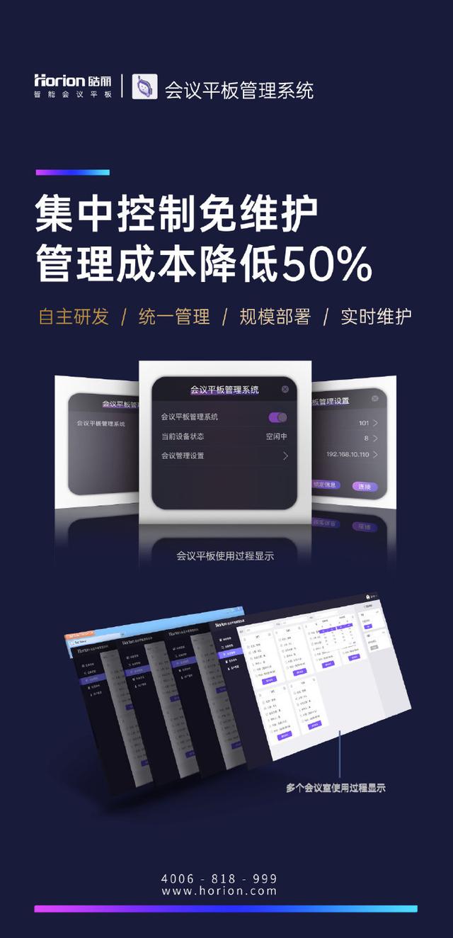 科技賦能，皓麗會議平板系統(tǒng)，為您提供會議室統(tǒng)一管理解決方案