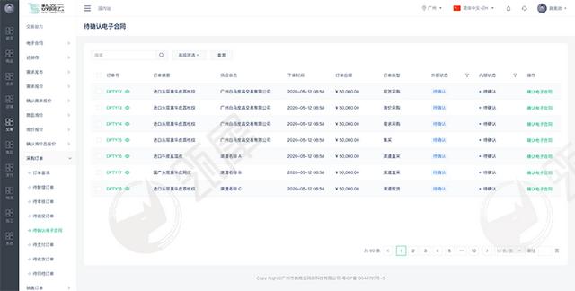 家居家具行業(yè)SRM云協(xié)同管理平臺(tái)合同管理電子化