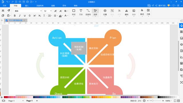 PDCA管理怎么畫？快速繪制標(biāo)準(zhǔn)模型圖技巧匯總（pdca流程圖如何畫）
