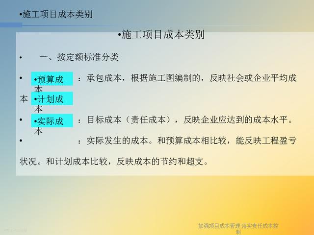 20827-加強項目成本管理-落實責任成本控制（項目成本管理作業）"